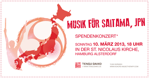 Tengu Daiko Benefizkonzert 10.03.2013